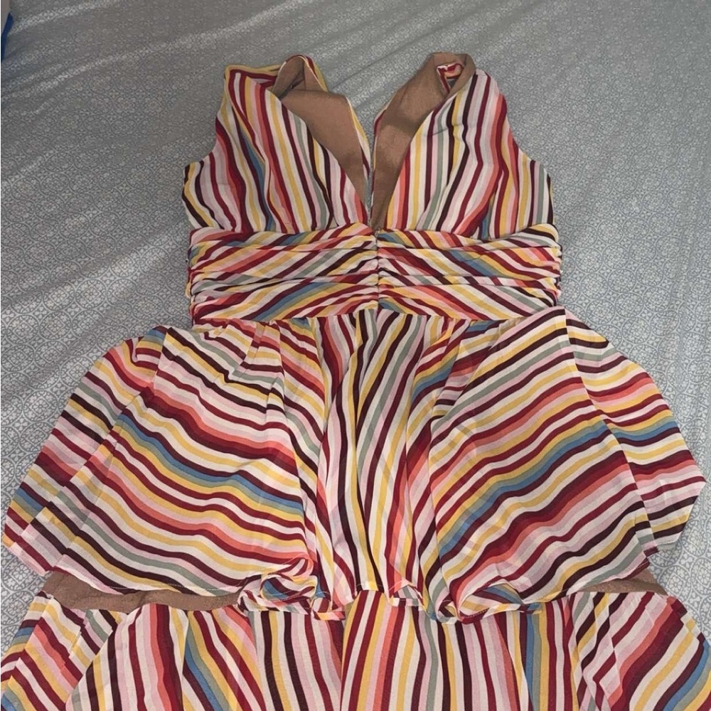 Colorful Striped Dress
